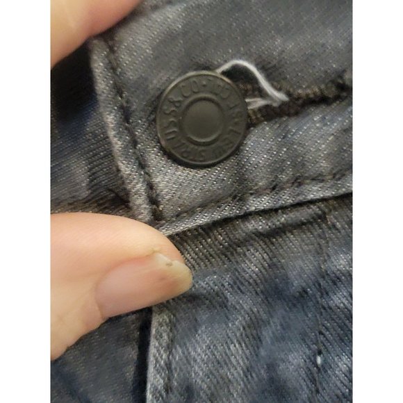 Levi's 514 Gray Denim Jeans Straight Leg Size 36X30 - Picture 6 of 8